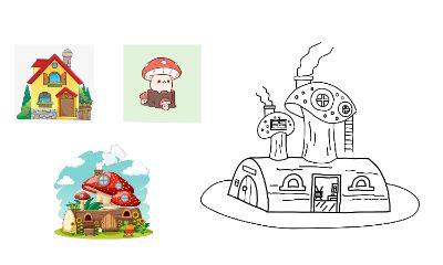 mushroom house