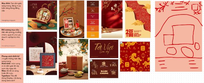 Đinh Huệ - mood board