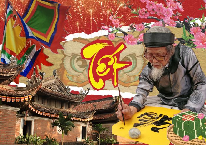 TET collage art