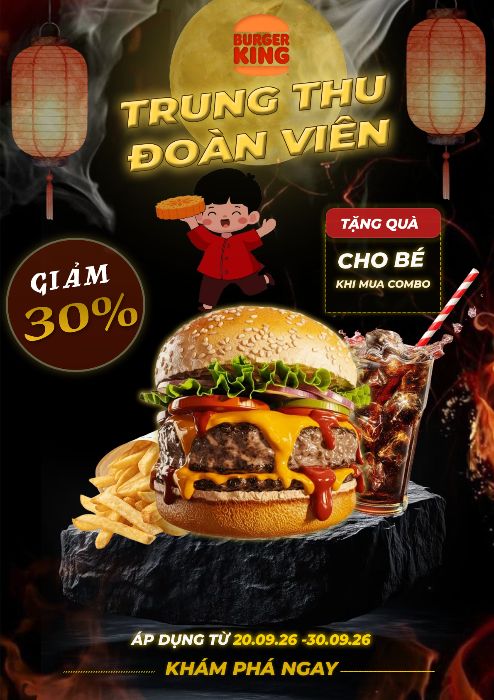 BURGER KING POSTER_TRUNG THU DOAN VIEN