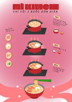 Nấu mì kimchi
