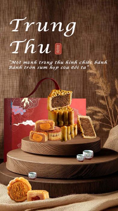 poster bánh trung thu