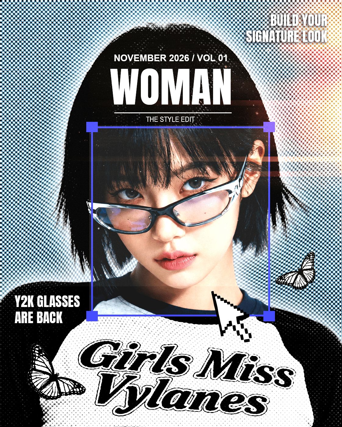 Y2K frames and main character energy