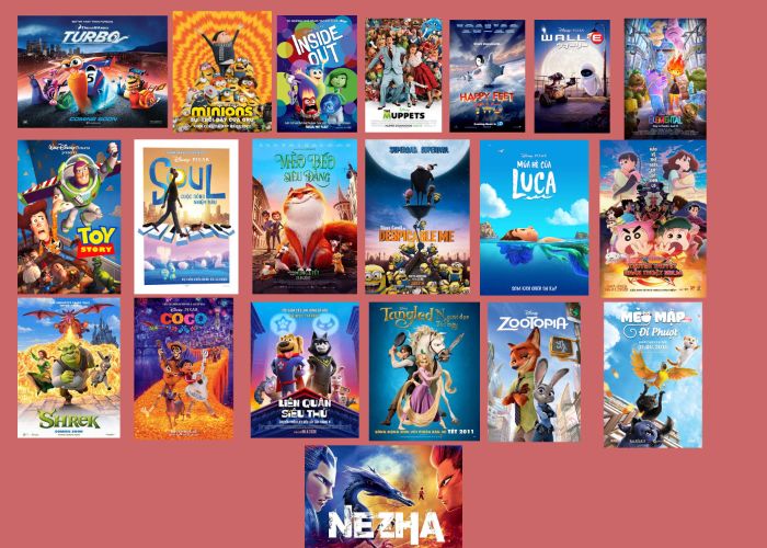20 poster phim hoạt hình