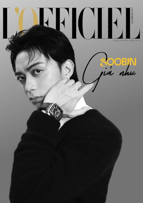 L'Officiel magazine featuring Soobin