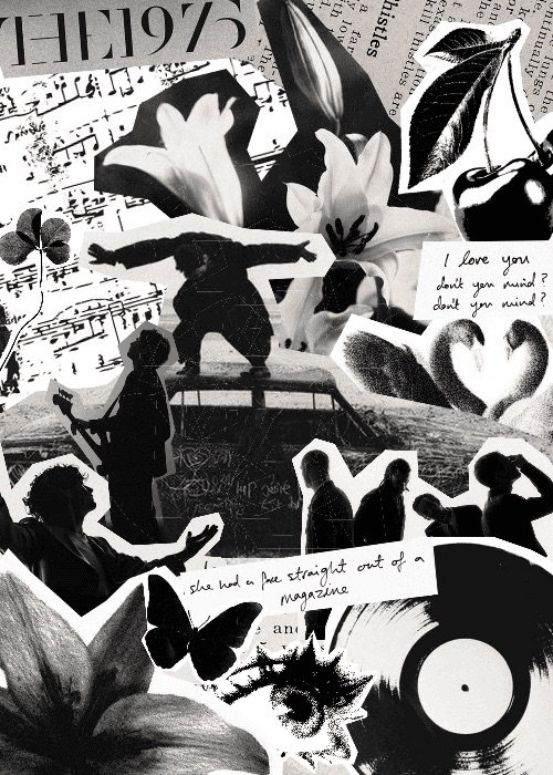 Collage art: The 1975 band