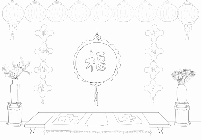 Trang trí nhà Tết ✨