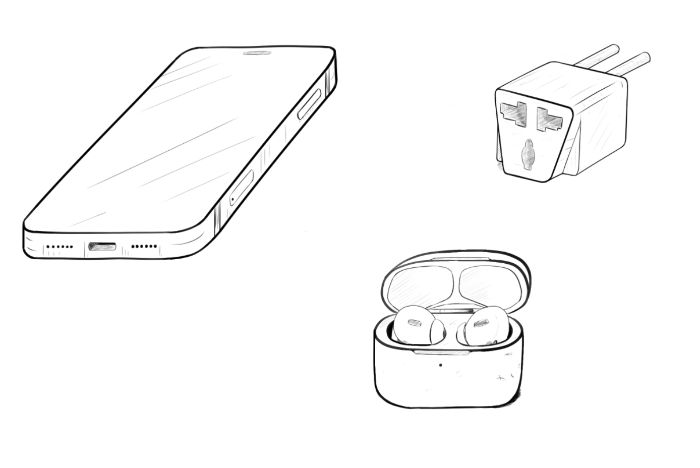 line art 3 vật