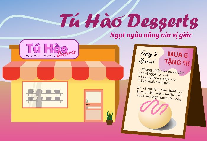 Món mới của tiệm đồ ngọt Tú Hào