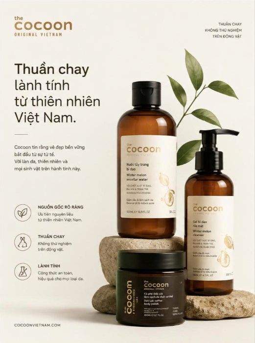 Bộ Layout cho thương hiệu Cocoon