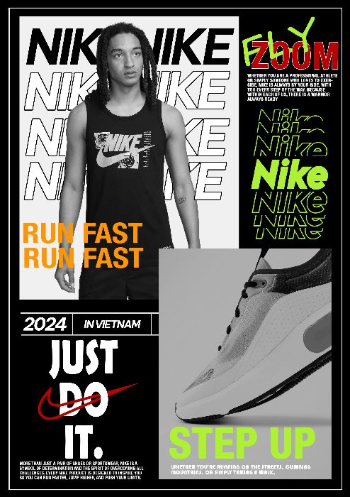 magazine cover giày nike