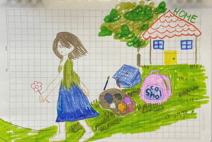 mỗi bước chân lại vẽ lại thế giới của riêng bạn