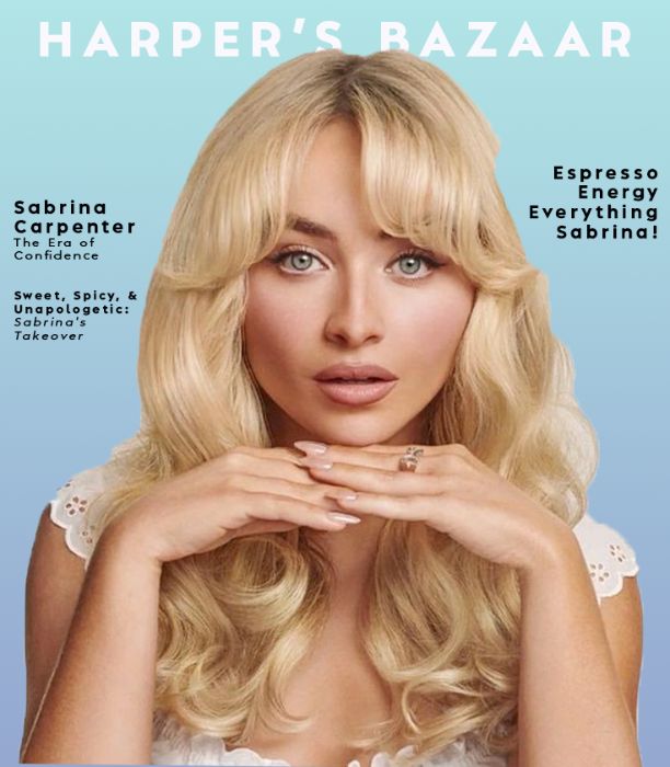Ảnh bìa tạp chí Sabrina
