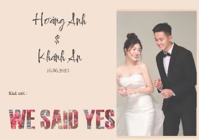 we said yes