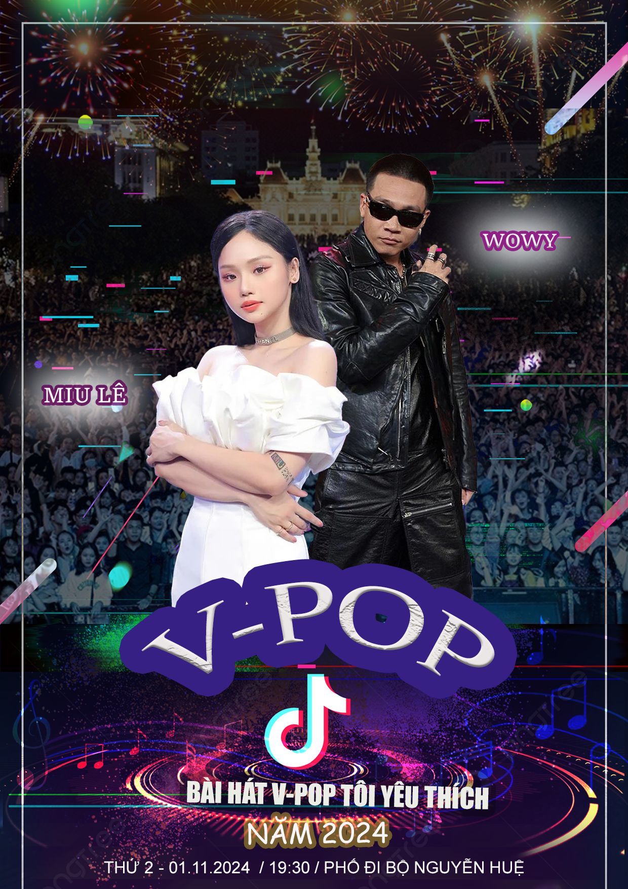 Poster đêm âm nhạc