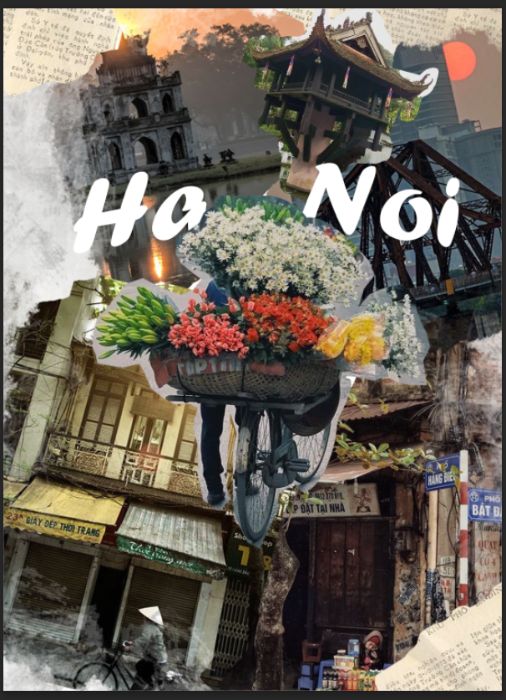 Collage Art - Hanoi