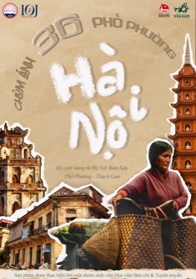 poster ra mắt chùm ảnh Hà Nội 36 phố phường
