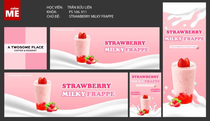 STRAWBERRY MILKY FRAPPE