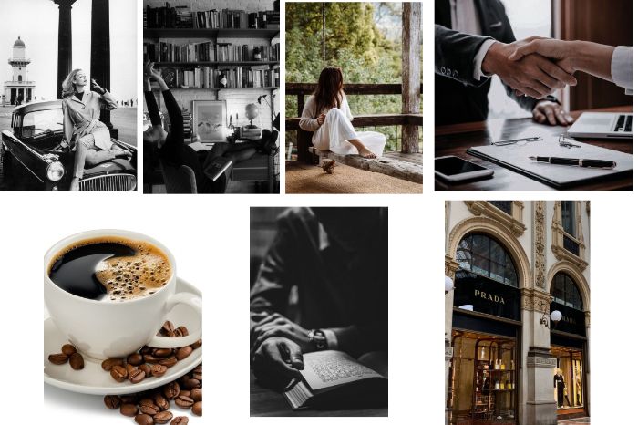 Moodboard & Style board Coffee