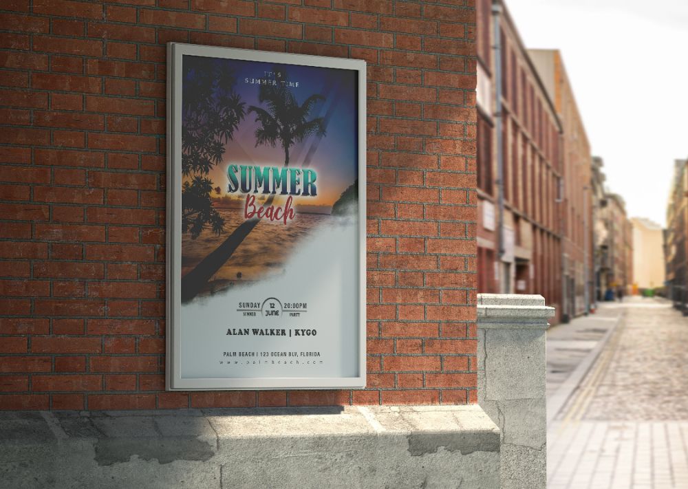 Poster Summer Beach