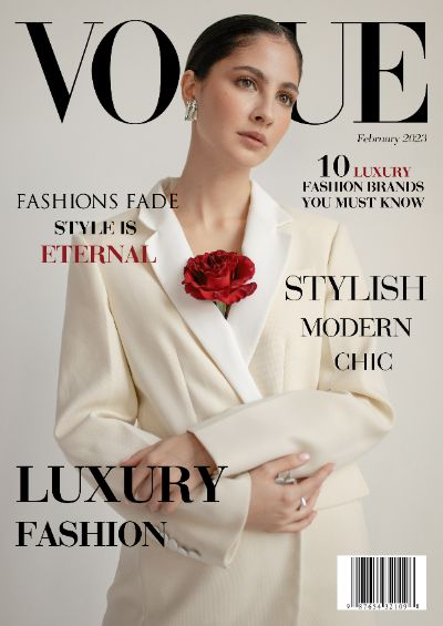 Luxury Fashion - Magazine cover