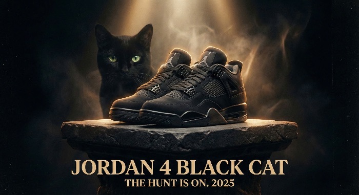 Jordan 4 Black Cat 2025