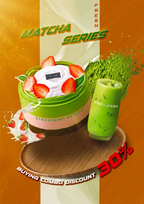 bánh kem kèm nước BTCM