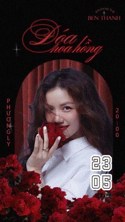 Poster đi hát phòng trà cho chế Phương Ly nhe