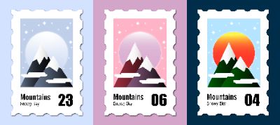 MOUNTAINS - Snowy Sky