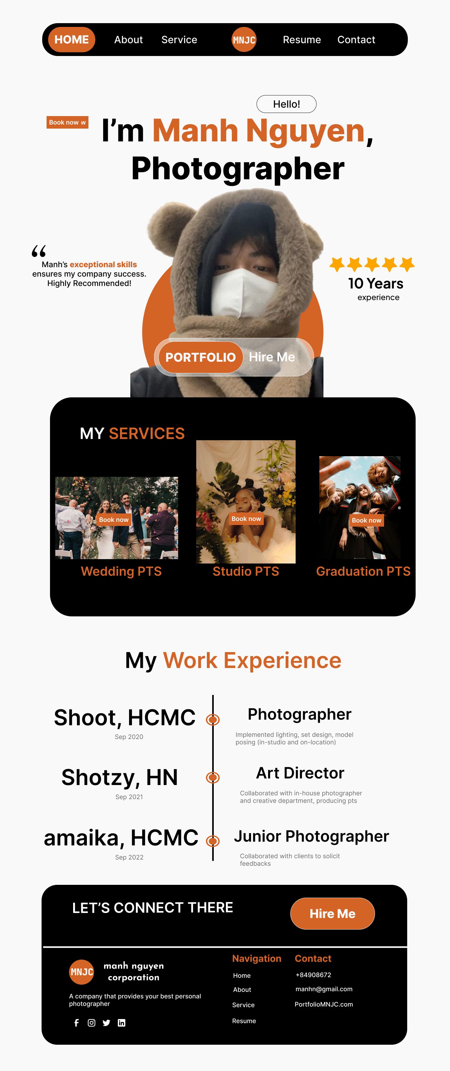 landing page