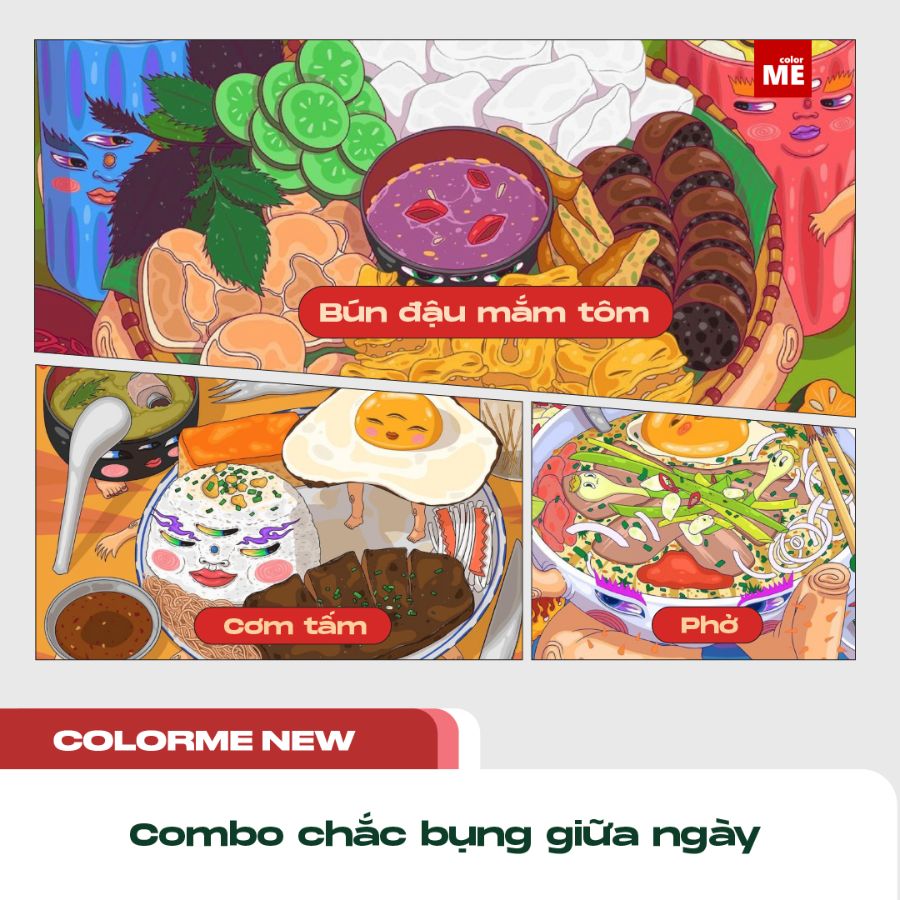 Những nhân vật trong mỗi bức hoạ của Thái Linh dường như đều được nhân hoá, biết nhìn, biết nói, biết vui, biết buồn