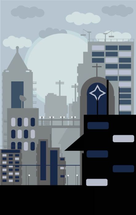 Flat Cityscape