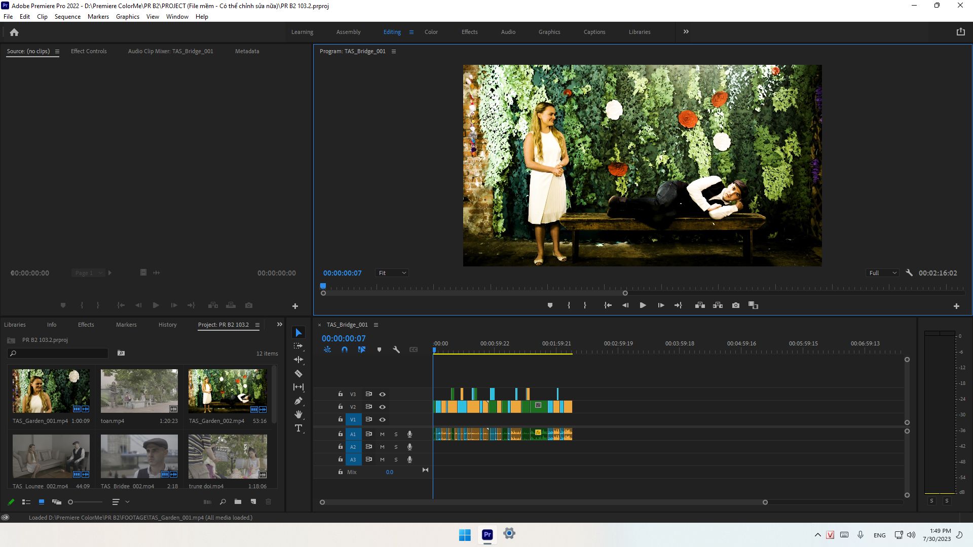 Bài tập Premiere Buổi 2 - Đức Vinh