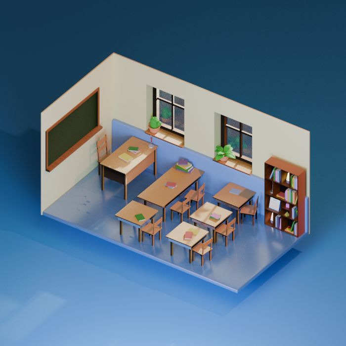 isometric classroom_ BT buổi 3