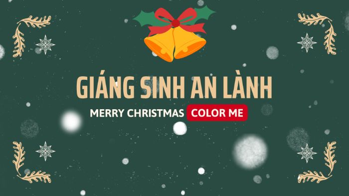 SLIDE BÀI TẬP CUỐI KỲ GIÁNG SINH - QUANG MINH