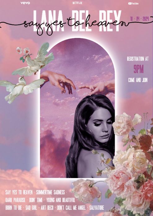 Lana Del Rey Music Poster
