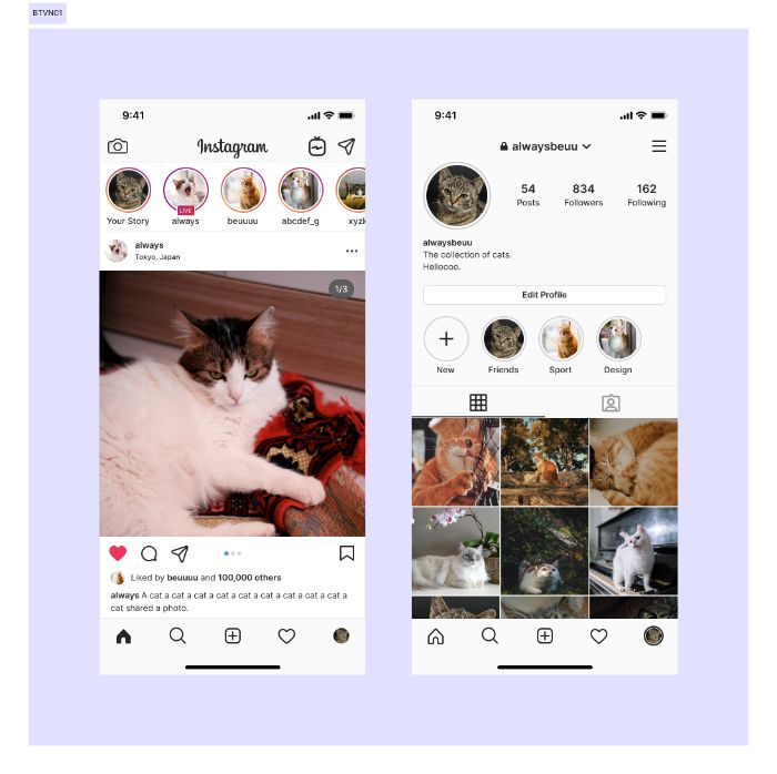 BTVN01_Instagram design