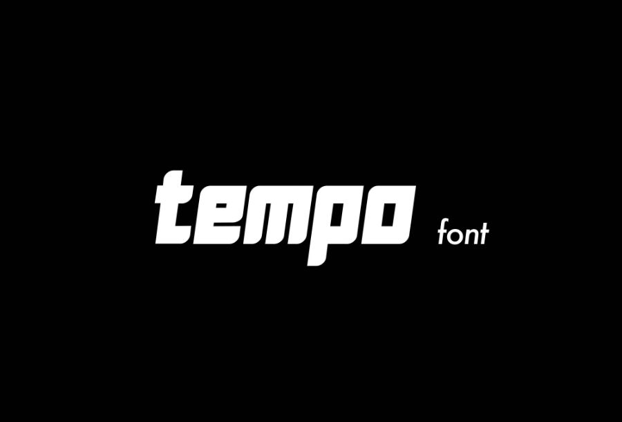 Tempo Energetic Typeface
