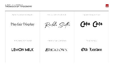 Typefaces