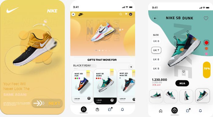 BÀI TẬP BUỔI 3 : Web Nike