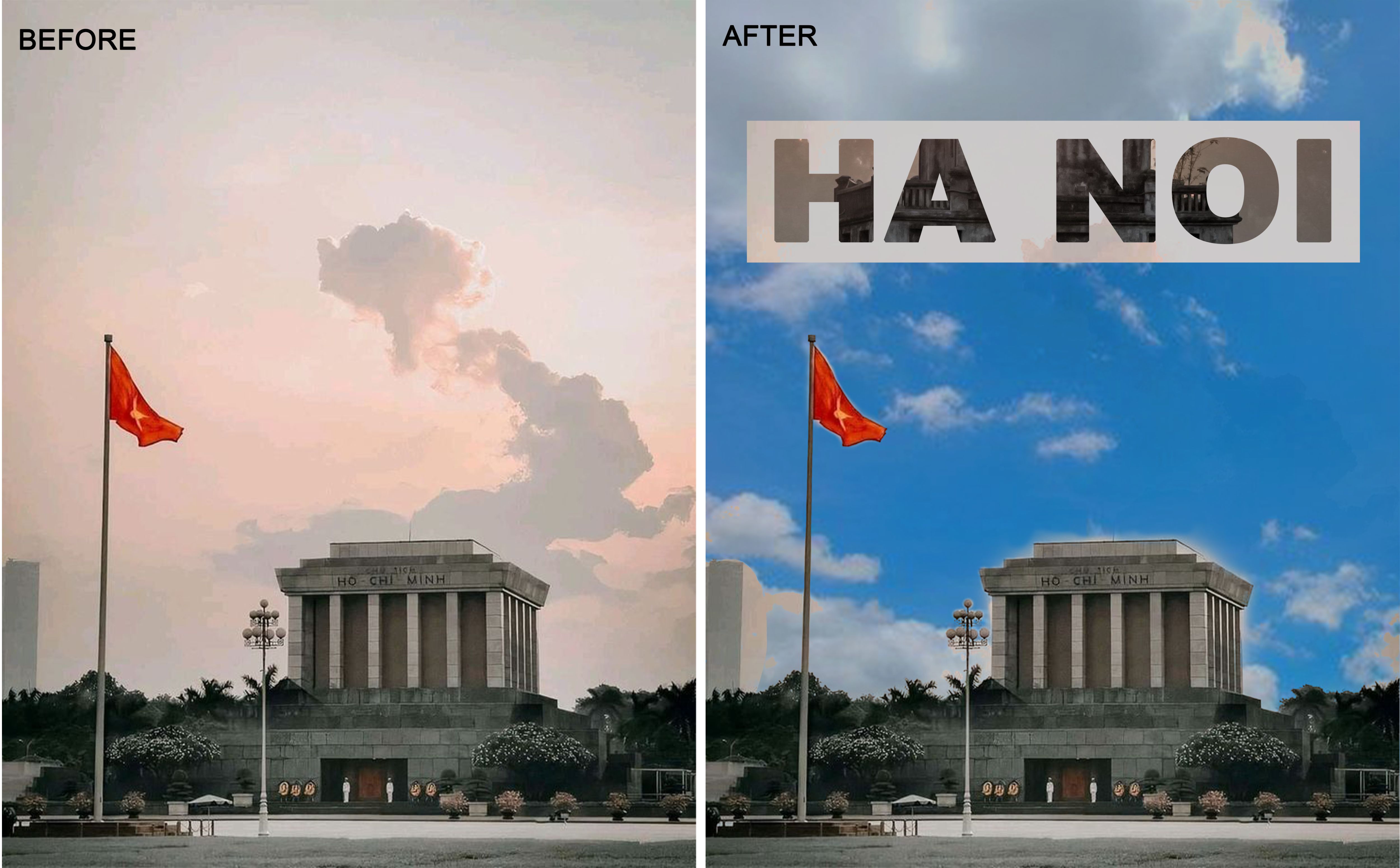 Before - After chỉnh sửa