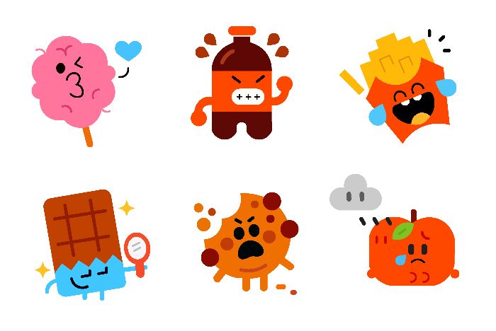 Bộ sticker giữa kì