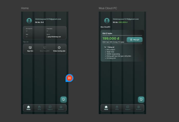 Bài tập buổi 13: Thiết kế UI - Thinkmay