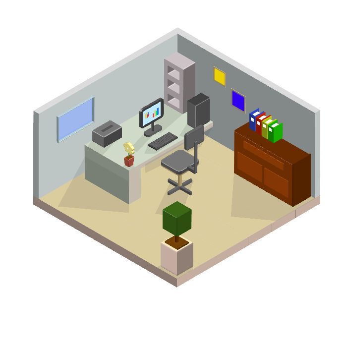 AI 04 - Isometric Room Design