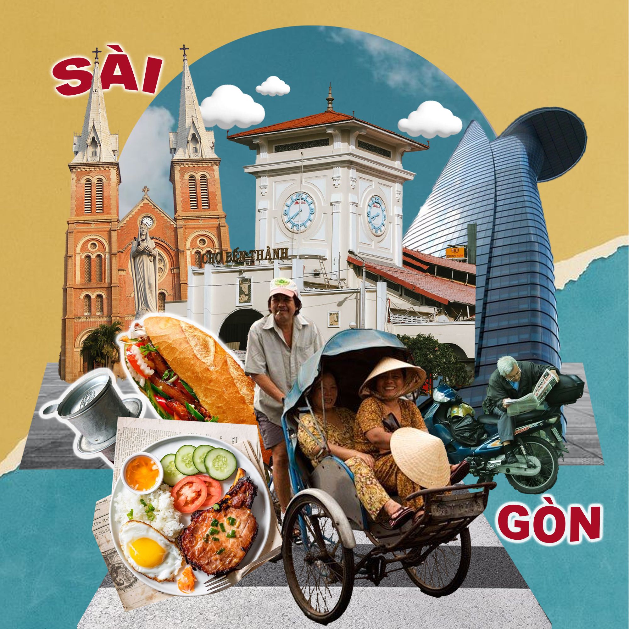 COLLAGE ART - SÀI GÒN