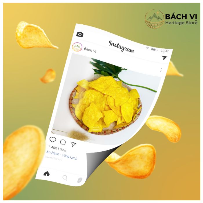 Khoai sấy Bách Vị