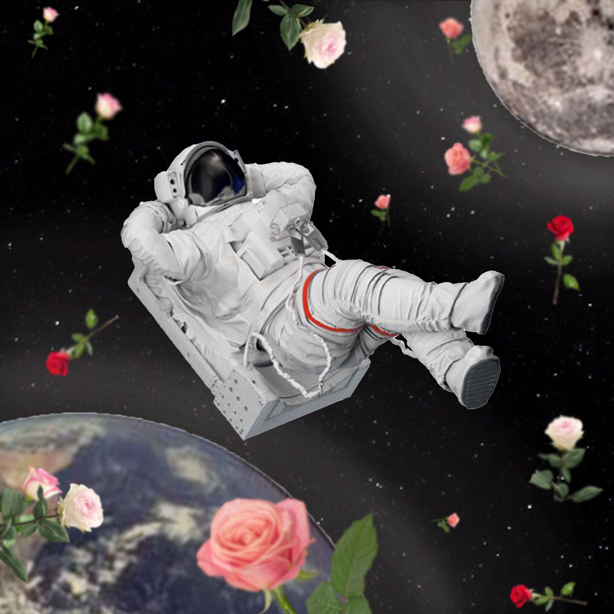Phi hành gia đang chill