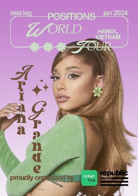 Poster concert Ariana Grande tại Hà Nội
