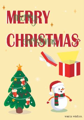 Christmas postcard