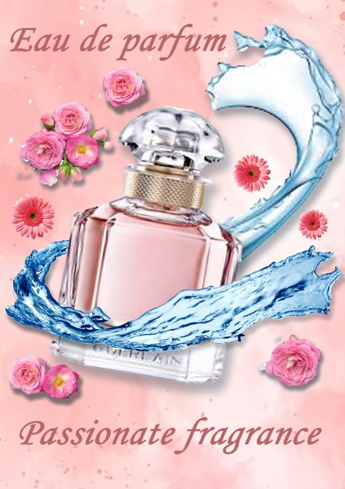 Floral perfume's poster